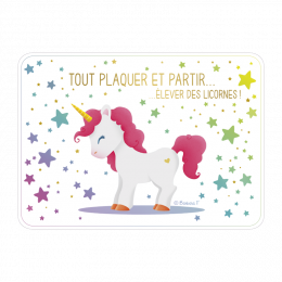 Carte Rendez-vous Formosa "Tout plaquer et partir... élever des licornes"