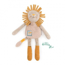 Doudou-hochet Lion Sous mon baobab Moulin Roty