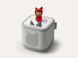 Lecteur interactif Mon Premier Coffret Toniebox 2 - Gris lune Tonies
