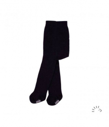 Collant coton Bio et laine Bleu marine Iobio