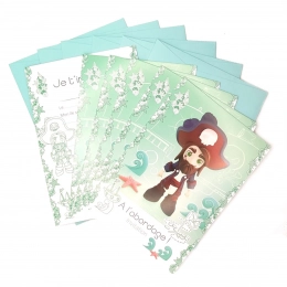 Cartes invitation anniversaire Pirates ApiMuse