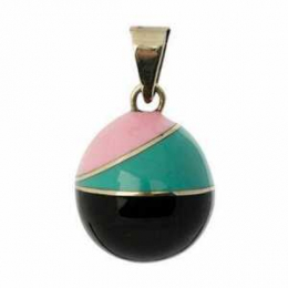 Bola vendange gris rose fuchsia