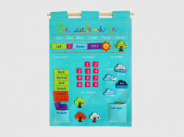 Calendrier en tissu  Ludi