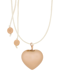 Collier Bola de grossesse Sofie crème coeur Proud Mama