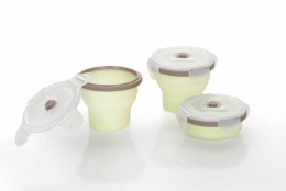 lot de 3 pots de conservation en silicone - Babymoov