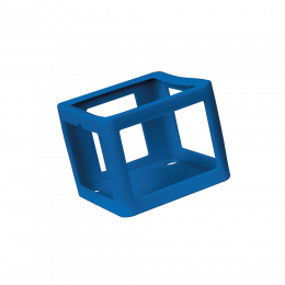 Coque de protection bleue pour Faba