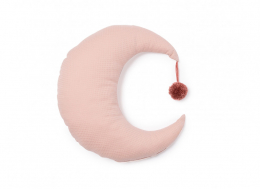 Coussin lune Pierrot Misty pink  Nobodinoz