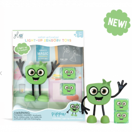 Glo Pal personnage PIPPA vert pour le bain