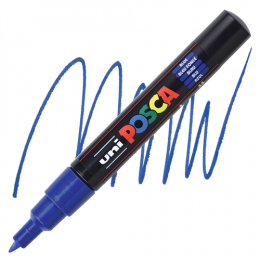 Marqueur PC1MC pointe extra-fine 0,7-1 mm Bleu foncé POSCA