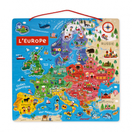 carte d'europe magnetique Janod 