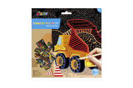 Dessins à gratter Construction Avenir