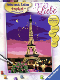 Peinture par numero Paris illuminé