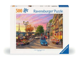 Puzzle 500 pièces Promenade à Paris Ravensburger