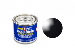Peinture noir brillant 14 ml Revell