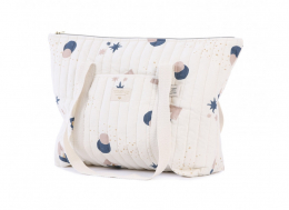 Sac de maternité sac à langer - night blue eclipse/ natural - Nobodinoz