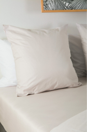 Taie Coton BIO 60x60 Naturel Kadolis