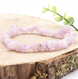 Bracelet Baroque Kunzite Brésil AA