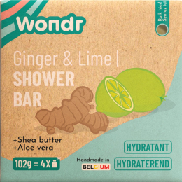 Savon nergizing Lime & Ginger - Barre de douche - Scrub Bar Wondr Care