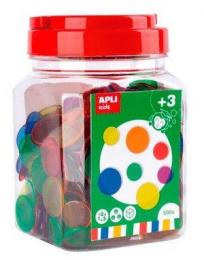 Jetons de tri transparent Apli