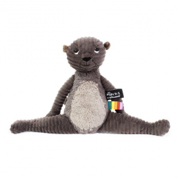 Doudou peluche Ptipotos la loutre brune Les Déglingos